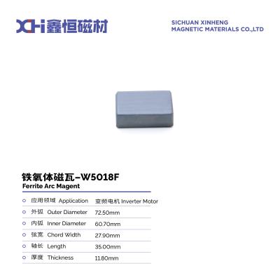 Chine Ferrite magnétique dur anisotrope pour moteurs à onduleur W5018F à vendre