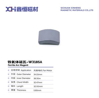 China Permanent Magnet Ferrite Produced By Automated Equipment For Fan Motor W3185A for sale