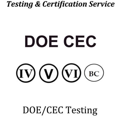 China Department Of Energy DOE Certification North American Certification for sale