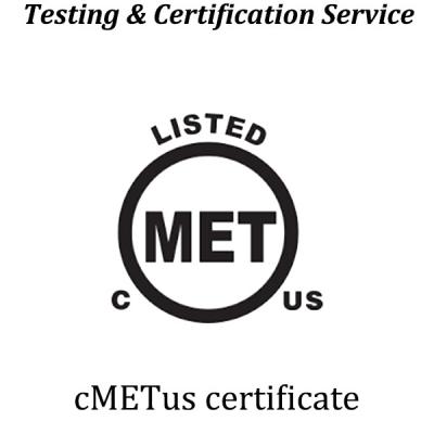 Chine US MET certification The MET certification mark is suitable for the U.S. and Canadian markets à vendre