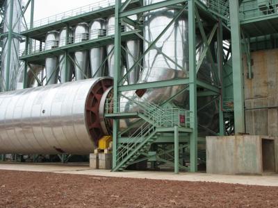 China Efficient Particle Board PB OSB Single Pass Rotary Drum Dryer for sale