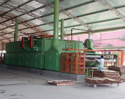 China 3 Layers Mesh Net Belt Roller Veneer Dryer For Plywood Production Line for sale