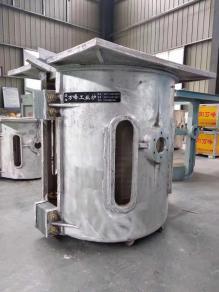 China Metallurgy Turnkey 3t Medium Frequency Steel Ingot Furnace Aluminium Shell / Reducer for sale