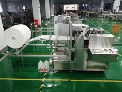 Chine Machine à emballer automatique de morceau de coton de morceau de coton d'alcool/désinfection à vendre