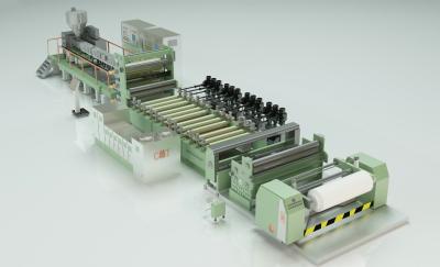 China Stone Rock Synthetic Paper Sheet Production Line Making Machine for sale