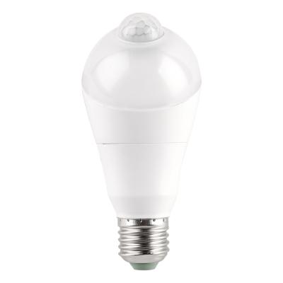 China 9W Outdoor PIR Sensor Light Bulb With ABS+PC Housing Material for sale