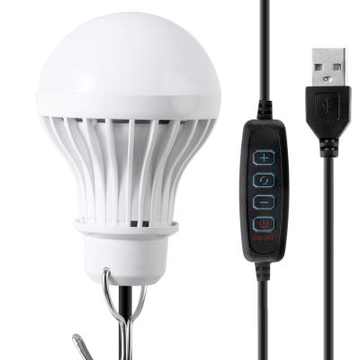 中国 暗くなるUSB LED電球 7W ホットホワイトライト カラー 家用 販売のため