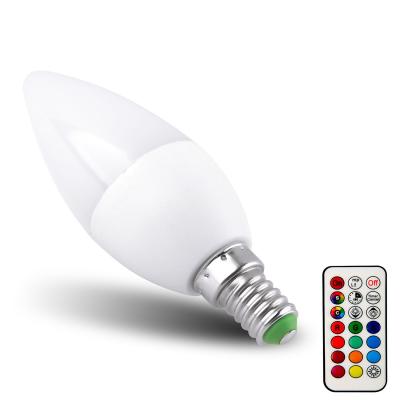 China RGB E14 Dimmable LED Light Bulbs 280lm Luminous Flux 4*4.3 Inch for sale