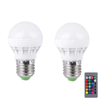 China RGB LED Color Changing Bulb 3000K-6500K Dimming LED Lamps PC Material for sale