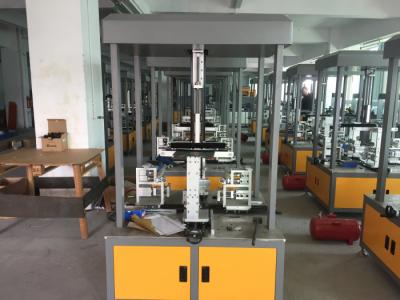 China Firm Structure Paper Box Manufacturing Machine Highly Sensitive For Food Box for sale