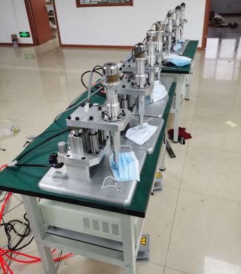 China High Production N95 Earloop Welding Machine , Earloop Mask Machine OEM Supported for sale