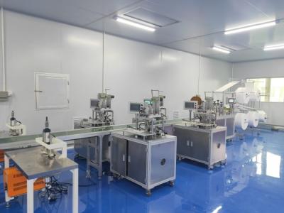 China N95 Surgical Face Mask Production Line For Ultrasonic Mask Edge Sealing for sale
