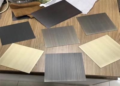 China Hoja de acero inoxidable coloreada retirada a frío en venta
