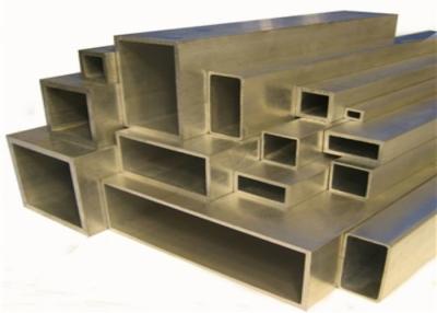 China Tubo de aluminio rectangular resistente al calor en venta