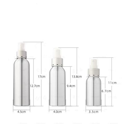 China Empty 30ml 50ml 60ml Aluminium Cosmetic Containers for sale