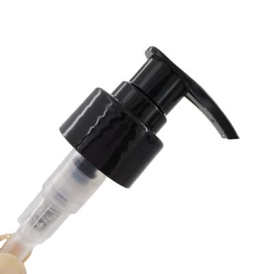 China Screw 0.2ml/T 28/410 Plastic Dispenser Pump For Chemicals Black Soap Dispenser Pump for sale