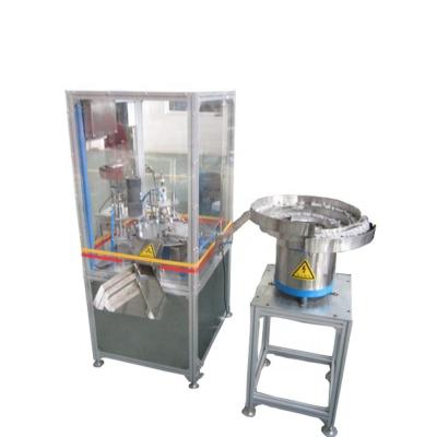China Gasket Factory Spray Automatic Production Line , Closing Flip Cap Assembly Machine for sale