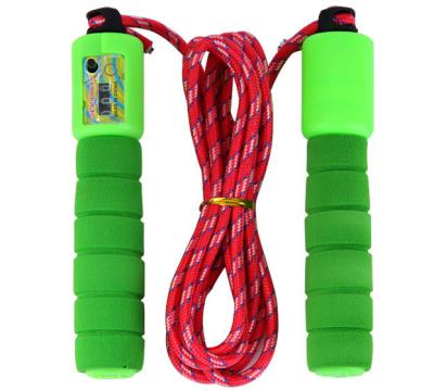 China Adjustable Speed Fitness Jump Ropes Sports Skipping Ropes Steel Wire Counter Jump Rope for sale