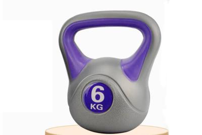 China 2KGS To 10KGS Cement Sand PP Fitness Kettlebells For Women Men for sale