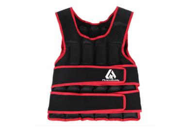China Fitness Gym Functional Boxing Gym Equipments Oxford Elastic Fabric 20kg Weight Vest for sale