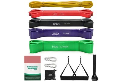 China High Elastic Rope Resistance Exercise Bands Latex Pull Up Assist Resistance Bands for sale