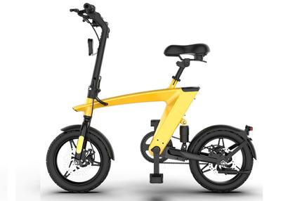 China Adults 14 Inch Folding Electric Bike Brushless Motor Electric Bike With Two Wheel for sale