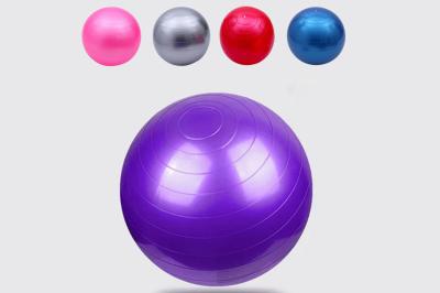 China Massage Balance Rubber Stability Yoga Gym Stuff Anti Burst Multicolor Fitness Yoga Ball for sale