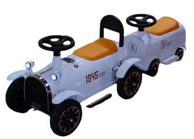 China Dual Drive 12V Children Small Electric Train Rechargeable Two Seat Kids Car for sale