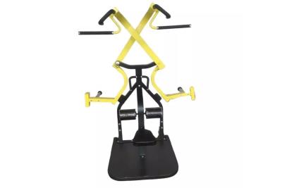 China Roman Chair Outdoor Sports Equipments Loaded Pull Back Strength Training Equipment for sale