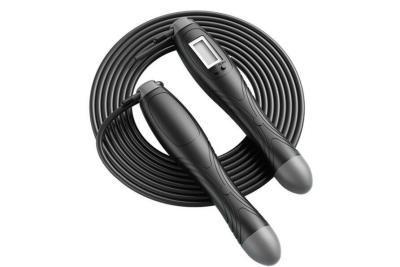 China Nonslip Handle Electronic Counting Skipping Rope With Bearing Weight en venta