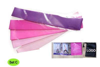 China Tpe Materials Resistance Band Set 600MM*50MM for sale