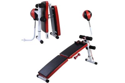 China Oem Adjustable Incline Sit Up Dumbbell Bench With Speed Ball And Pull Ropes à venda