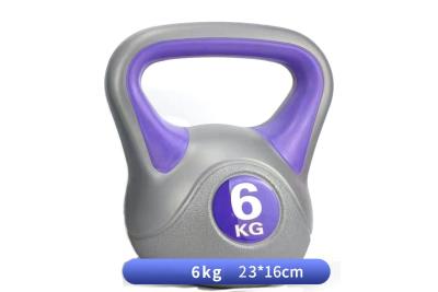 China Men And Women'S 2kgs Home Fitness Kettlebell Plastic Filled With Cement for sale