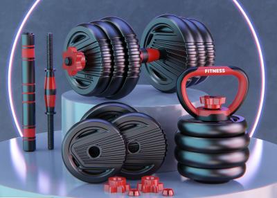 China New Style 10KGS 15KGS 40KGS Cimento Dumbbell Conjunto Para ginásio e fitness à venda