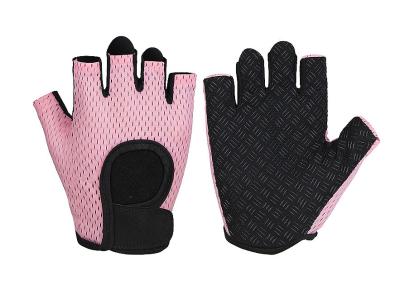 China Fitness Gloves Unisex Half Finger Sports Cycling Multiple Color Gloves for sale