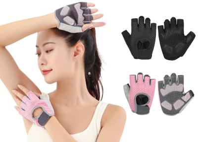 China Customized Logo Half-Finger Weight Lifting Gloves For Gym Men Women for sale