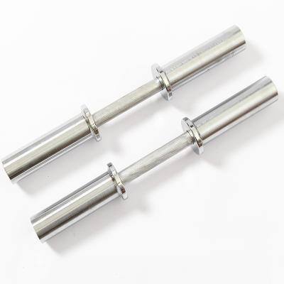 China OEM ODM Olympic Barbell Bar Fitness Gear Dumbbell Handle 50mm Dumbbell Rod for sale
