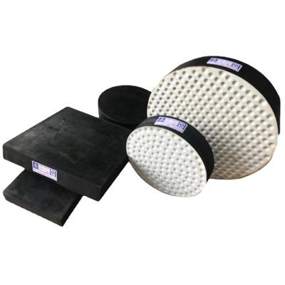 China Laminated Rubber Bearing Pad Black Moulding For Bridge Construction for sale