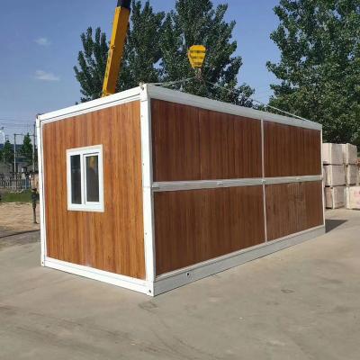 China Fast Assembly Low Cost Modular Prefab Office Folding Container Homes 20ft Portable Foldable House à venda