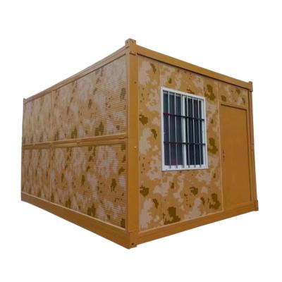 Chine High Quality Fast Assembly Quickly Assemble 20ft Steel Structure House Folding Prefab Container à vendre
