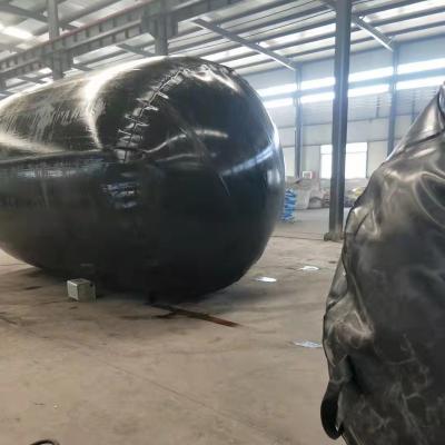 China Tubular Shape Balloon Culverts Concrete Precasting 900mm Pneumatic Inflatable for sale