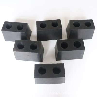 China Recycled Rubber Buffer Pads Anti Skid Vibration Damping Blocks for sale
