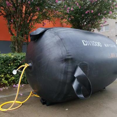 中国 Rubber Inflatable Culvert Balloon Drain Bag Sewer Pipe Stopper Plug 販売のため