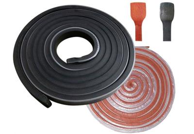 China Black Expanding Rubber Water Stop Strip 20 * 20mm For Concrete Joints for sale