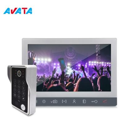 China 2 wire video door intercom system 2 wire villa video door phone with touch key monitor for sale