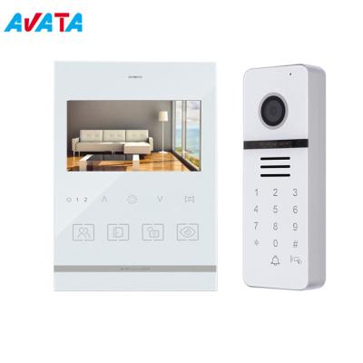China Interphone Video Door Phone Doorbell Home Security Intercom System Video Recorder with 4.3 Inch for sale