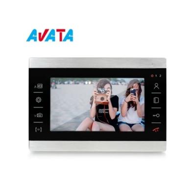 China Smart Home System 10 Inch Touch Screen Metal Video Door Phone Camera Video Doorbel for sale