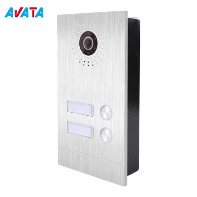 China Stainless Steel Video Doorbell Euro Popular Video Door Phone for Apartment for sale