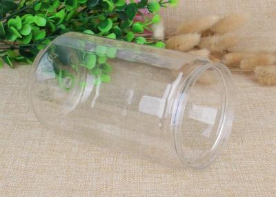 China PET Easy Open Can Clear Plastic Cylinder For Agriculture Products for sale