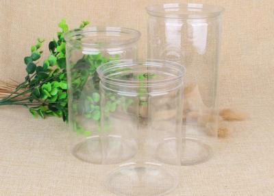 China Plastic Packaging Tube Airtight Waterproof Clear Pet Jar With EOE Lid for sale